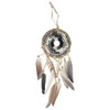 VIE Naturals Crochet Dream Catcher, 12cm, Black & White