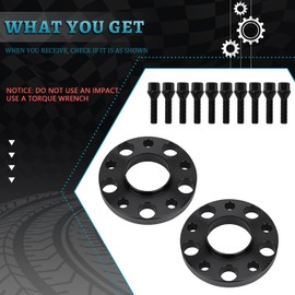 IRONTEK 5x120mm Wheel Spacers 20mm Real Forged Spacers with 72.56mm Hub Bore M12x1.5 Studs Fit for 2011 1 Series M/ 2012-2013 118i/ 2005-2012 120i/ 2008-2013 125i/ 1998-1999 318i/ 1989-2010 525i 2PCS