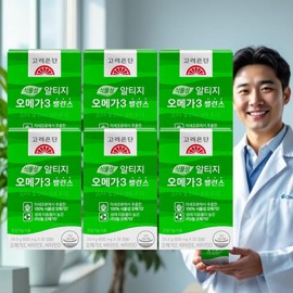 Yogi Farm Korea Eundan Omega 3 Omega 3 Purity, which lowers inflammation levels, 30 capsules, 6 units / 염증수치낮추는 고려은단오메가3 오메가3순도 30캡슐, 6개