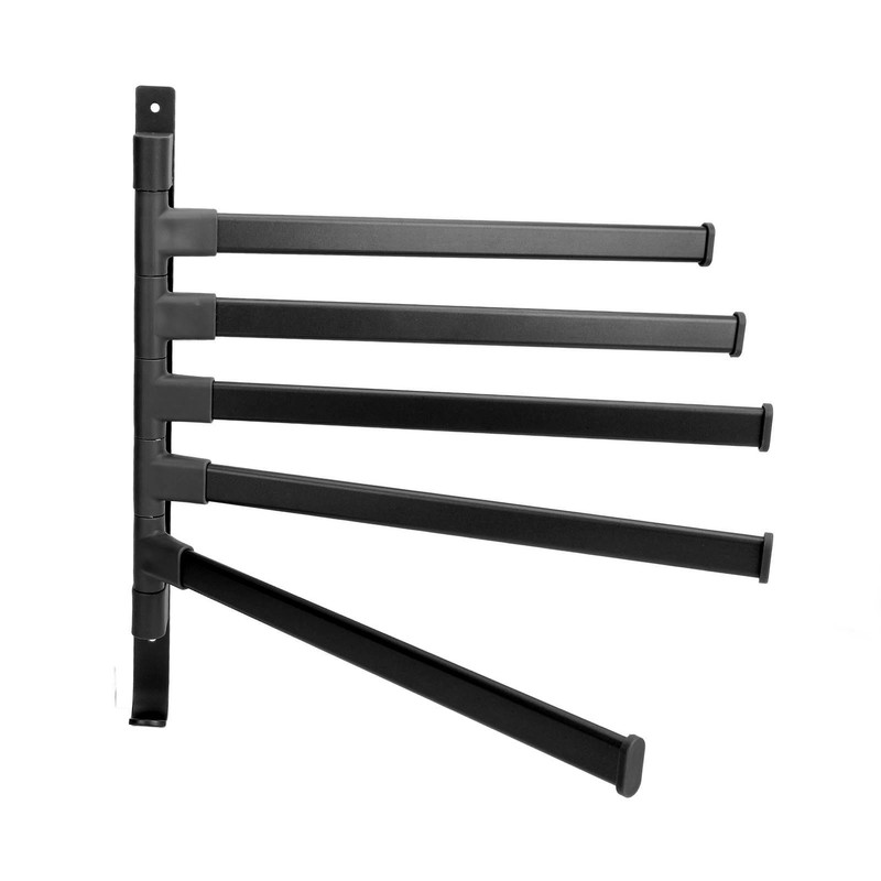 Swivel Towel Rack 5 Arm Swivel Towel Bar Wall Mounted
