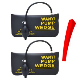 YummyBuy Air Wedge Strong TPU Product Jack Up Air Wedge Car Door Lock Release Aid Tool Door Lock Release Air Inflator Jack Up Supports 300KG Jack Air (2 Pack of Large Rectangles)