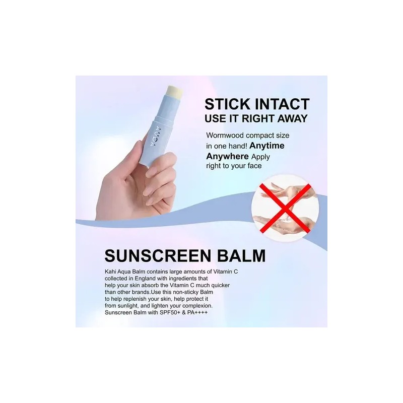 Bálsamo Hidratante Facial KAHI Aqua Balm SPF50 Protección Solar