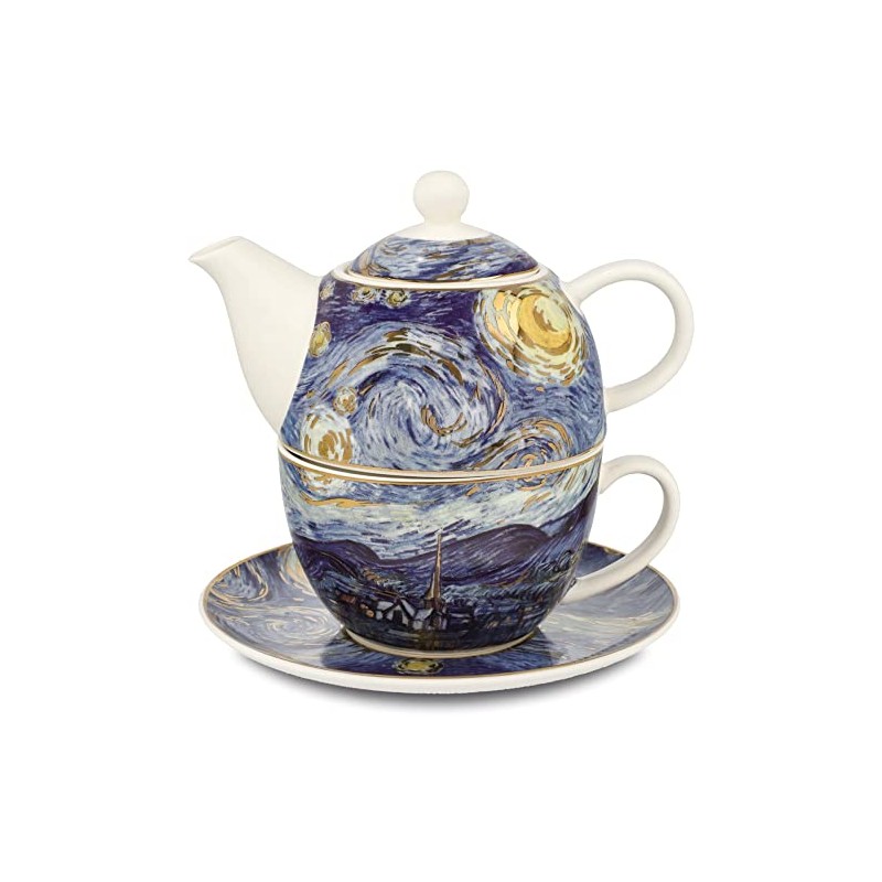Teapot Tea for One Vincent Van Gogh Starry Night -