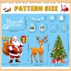 TOMEEK Large Christmas Window Stickers 4 Sheets Extra Tree Large