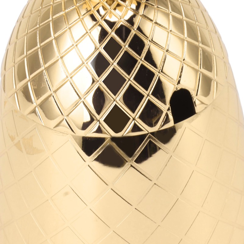 Cocktail Shaker Pineapple Shape Stainless Steel Polished Smooth Surface 500ml