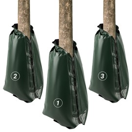 Toriexon Toriexon Tree Watering Bags 20 Gallon, Slow Release Gator Bags for Trees, Durable PVC Tree Drip Irrigation Bags with Heavy Duty Zipper, Deep Root Targeting - 3 Pack