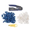 RJ45 Crimping Tool Multifunctional Ethernet Crimper Cutter Stripper for Cat5