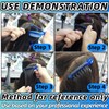 Heat Insulation Sectioning Clips, 2PCS Blue Hair Styling Clips -