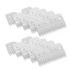 Wanjorlay 10Pcs/Lot Replaceable Ceramic 18 Teeth Pet Ceramic Clipper Cutting