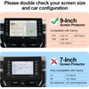 CDEFG (2PCS)PET Screen Protector for Toyota Camry 2023 2022 2021(9