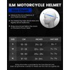 ILM Motorcycle Full Face Modular ATV Helmet Three in One