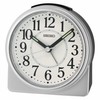 Seiko Marui Bedroom Alarm Clock, Silver