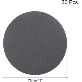 TA-VIGOR 30Pcs 75mm Wet and Dry Sanding Discs, 400 Grit 3 Inch Hook and Loop Sandpaper Electrostatic Sand Planting Silicon Carbide Sanding Discs