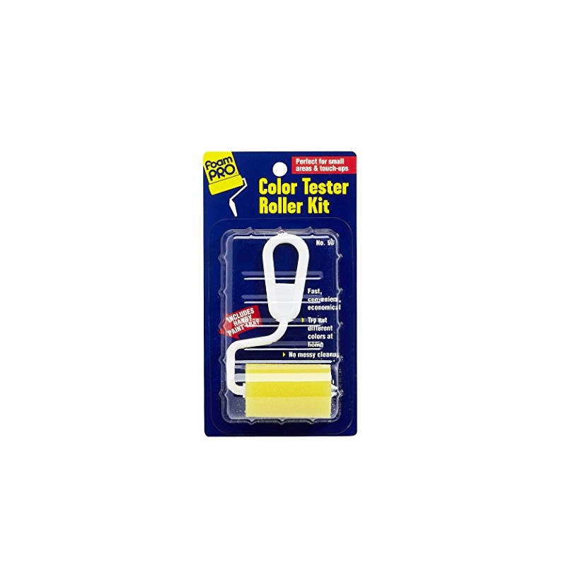 Foampro Mfg. 98 Color Tester Roller Kit, 3 inches