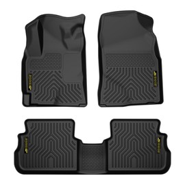 PIT66 Floor Mats Cargo Liners Compatible with Toyota Corolla/Matrix 2009-2013 / Pontiac Vibe 2009-2010 Transmission Automatic FWD, (Heavy Duty) All Weather Automotive TPE Liners
