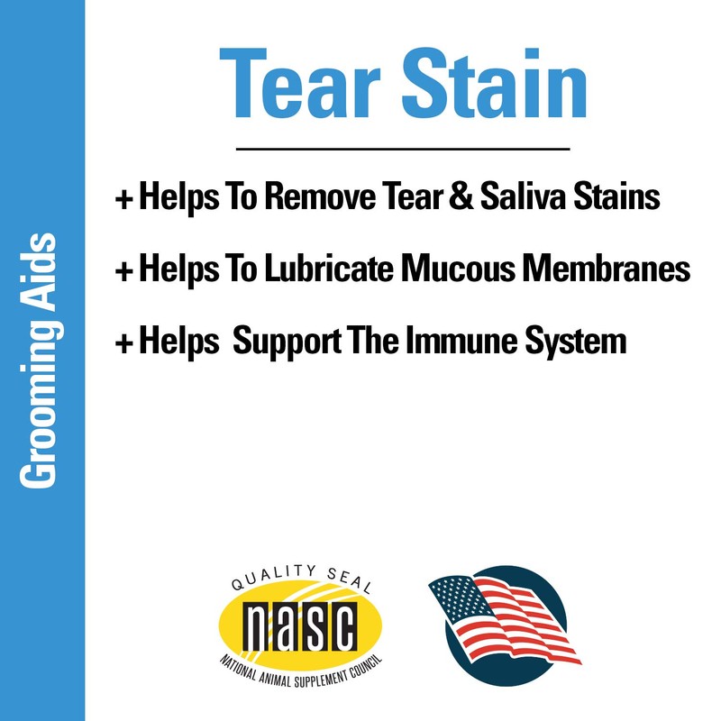Vet Classics Tear Stain Supplements for Dogs, Cats – Helps