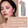 2 Colors Blush Stick,Multi-Use Cream Blush,Waterproofing Highly Pigmented Makeup Stick,Moisturizing