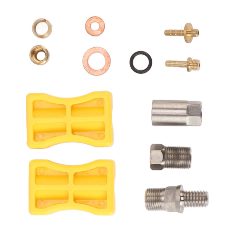 Bike Brake Hose Connector Aluminum Alloy Hydraulic Brake Hose Straight