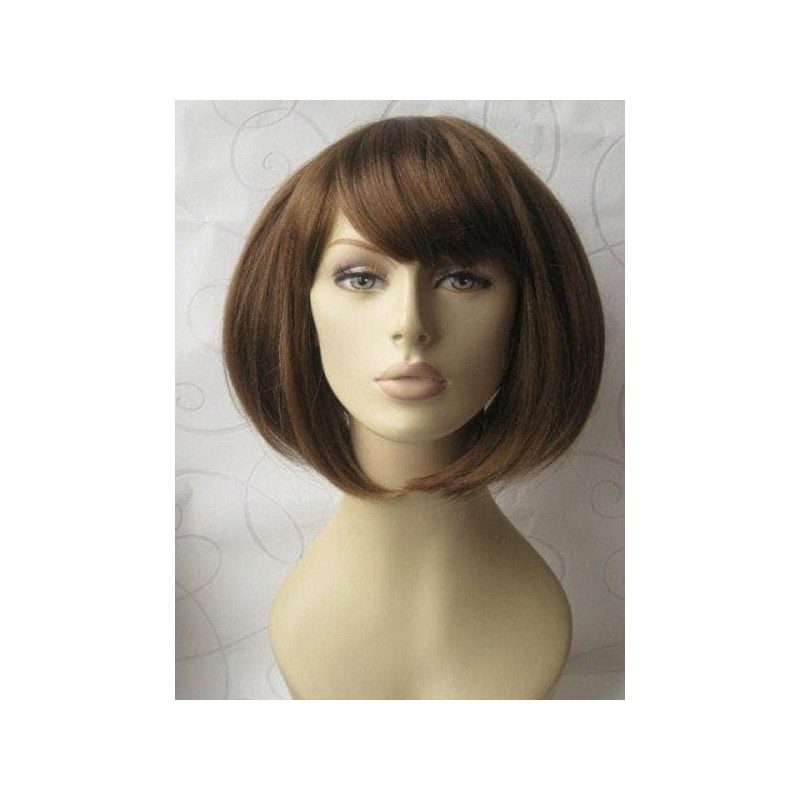 Brown inverted bob wig: Colette chestnut brown #8