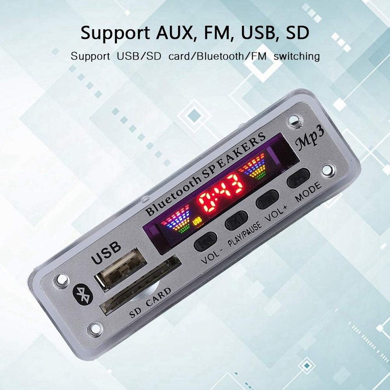 Fosa DC 5V / 12V Bluetooth 5.0 Tarjeta de decodificación