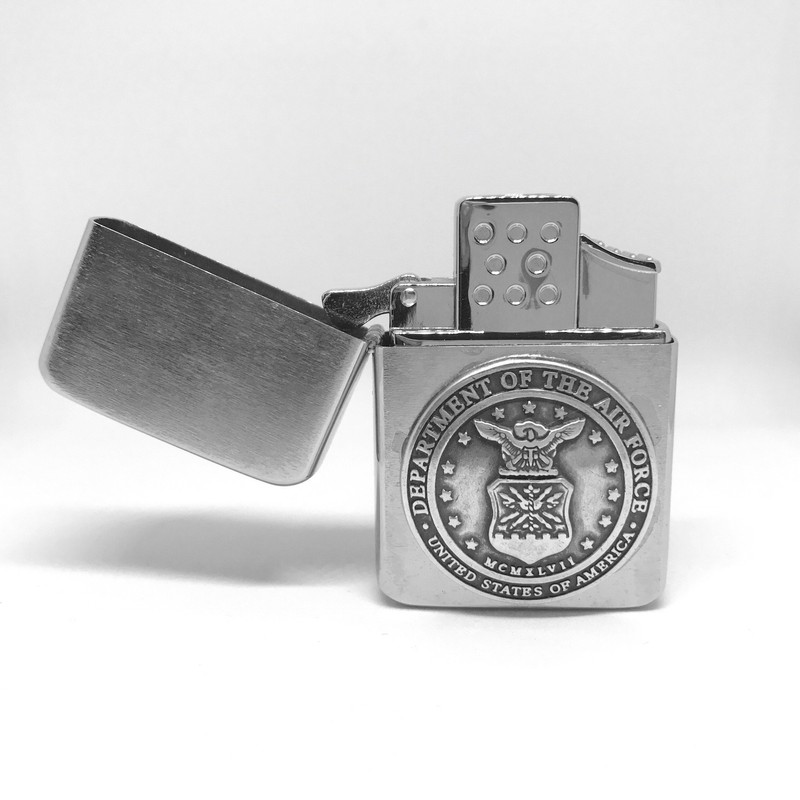 US Navy Thunderbird Vector Pocket Lighter Stainless Steel Single Torch