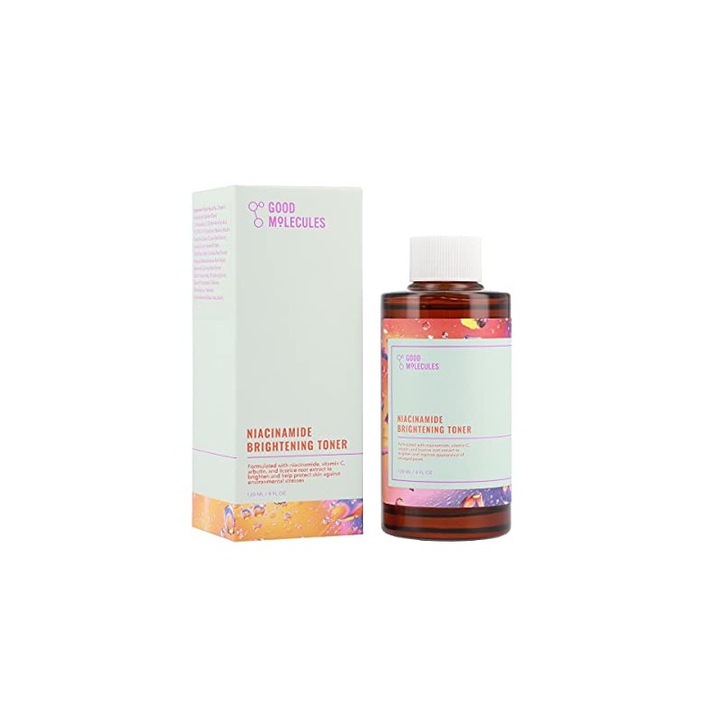 Good Molecules Tónico Niacinamide Brightening., Incluye Manual Paso a Paso