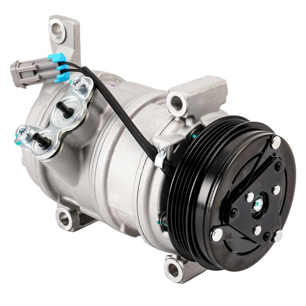 KAX 78377 Air Conditioner AC Compressor with Clutch, Compatible with