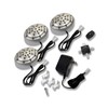 Amerelle LED30KBAM LED Accent Light 3 Pack, Nickel