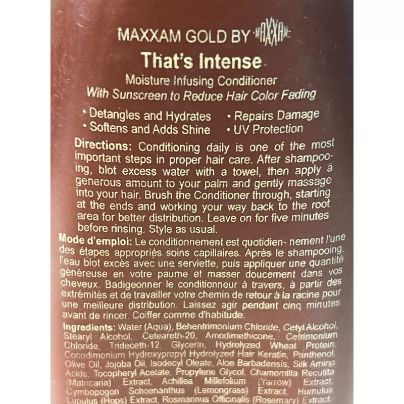 Maxxam That's Intense Moisturizing Infusing Conditioner Hair Care Step 2