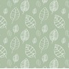 Home Direct Oilcloth, Tablecloth, Washable, Square, Leaves