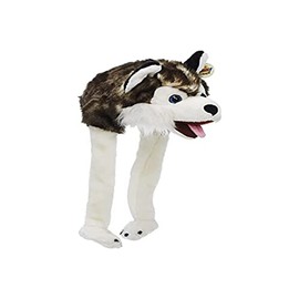 Plush Hat"Husky" with scarf, Unisize (Hat/Hat)
