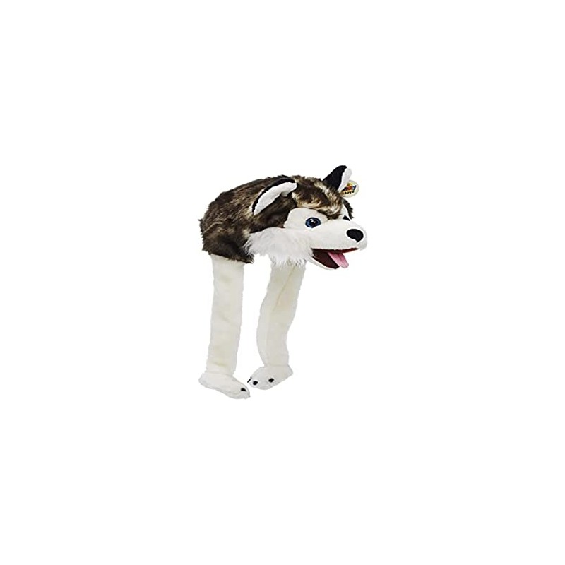 Plush Hat"Husky" with scarf, Unisize (Hat/Hat)