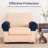 SUBRTEX Stretch Couch Arm Covers Set of 2, Checkered Sofa