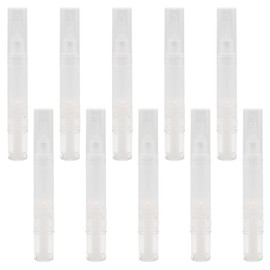 PINE & LINEN 10 Pack Empty Cuticle Oil Pens,Nail Oil Pen Twist Pen Cosmetic Container, Brush Tip Applicator for Beauty Enthusiasts/Makeup Artists（3ml Style B）