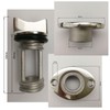 316 Stainless Steel Boat Drain Plug High Polished Garboard Bilge