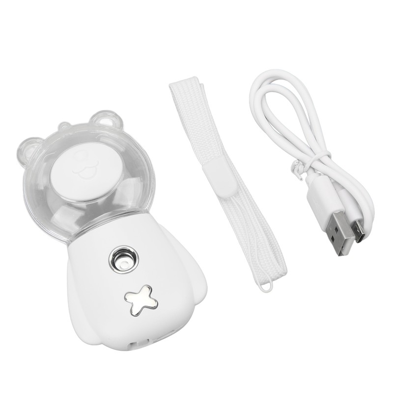 Nano Mist Sprayer Cute Bear Shape 300ML USB Humidifier Skin