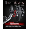 MZS Motorcycle Highway Pegs, 1.25" Short Adjustable Highway Foot Peg