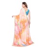 MAHEK Fab - Sari indio para mujer, diseño de georgette