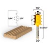 YONICO Furniture Molding and Trim Router Bits 1/8-Inch Radius Triple