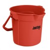 Jantex Graduated Bucket with Pouring Lip 10 L, Red