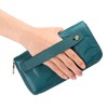 GAEKEAO Wallet for Women Clutch RFID Blocking Leather Wristlet Purse