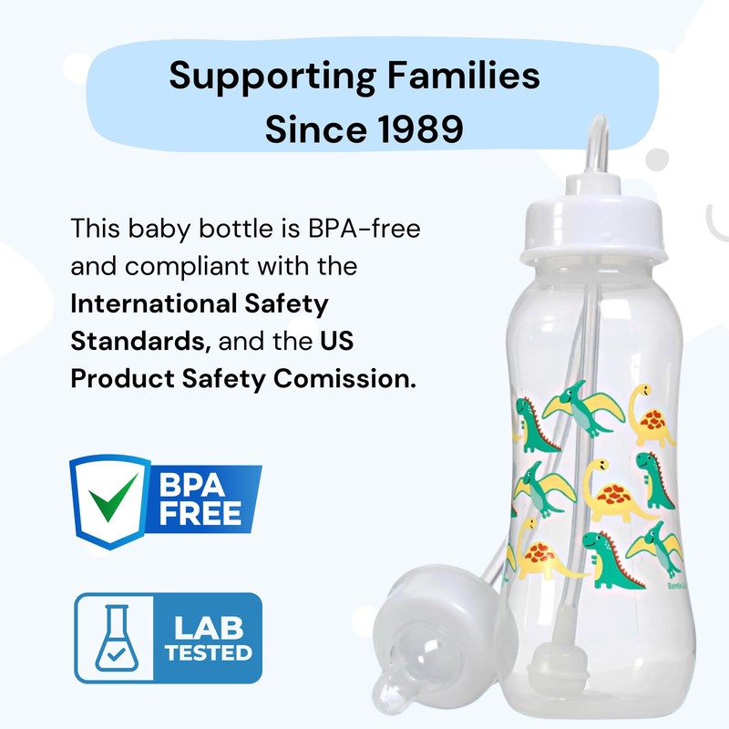 Hands-Free Baby Bottle - Anti-Colic Nursing System 9 oz Baby