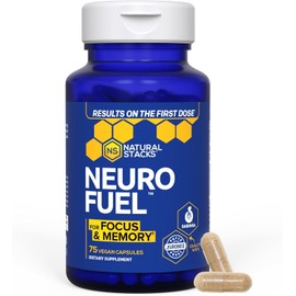 Natural Stacks Neurofuel Suplemento Nootrópico Apoyo Cerebral Extracto Hoja Alcachofa Lcarnitina Nutritional_supplement Sabor Cápsula Unidades Neuro