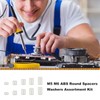 98pcs ABS Round Spacer Assortment Kit White Insulation Spacer for