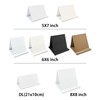 Set of 20 5 x 7 inch white blank cards