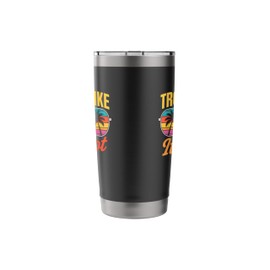 Tropic Like It's Summer Vacation Beach Tropical Vibe Stainless Steel Insulated Tumbler