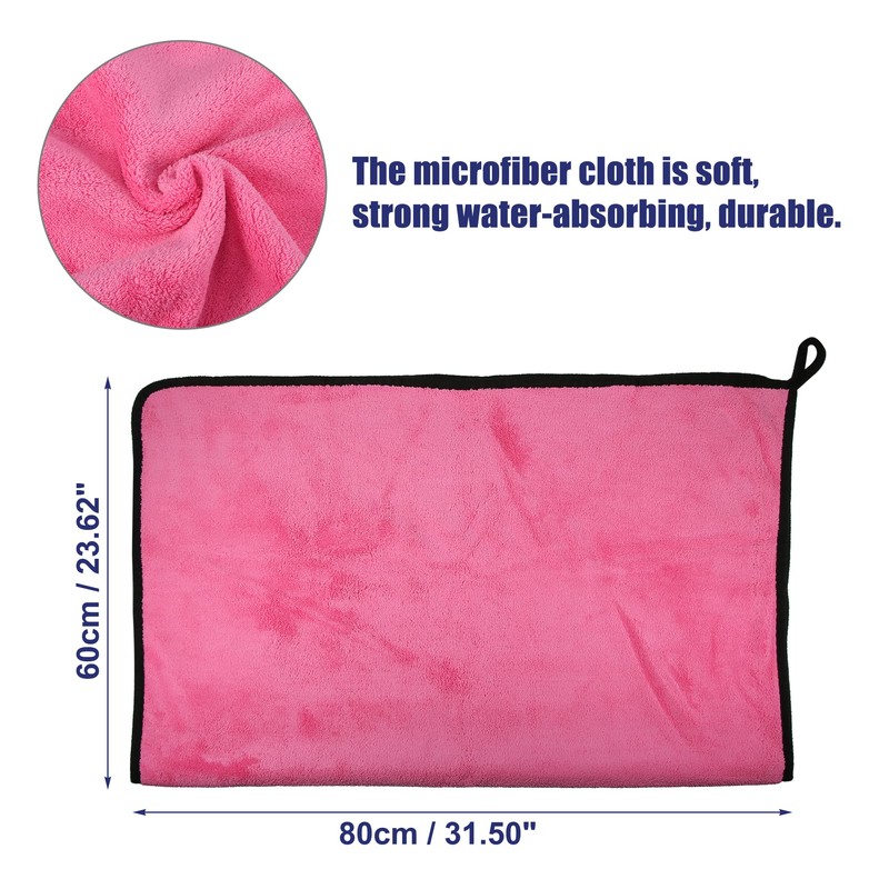 X AUTOHAUX Microfibre Car Drying Towel 80x60cm Extra Large Car