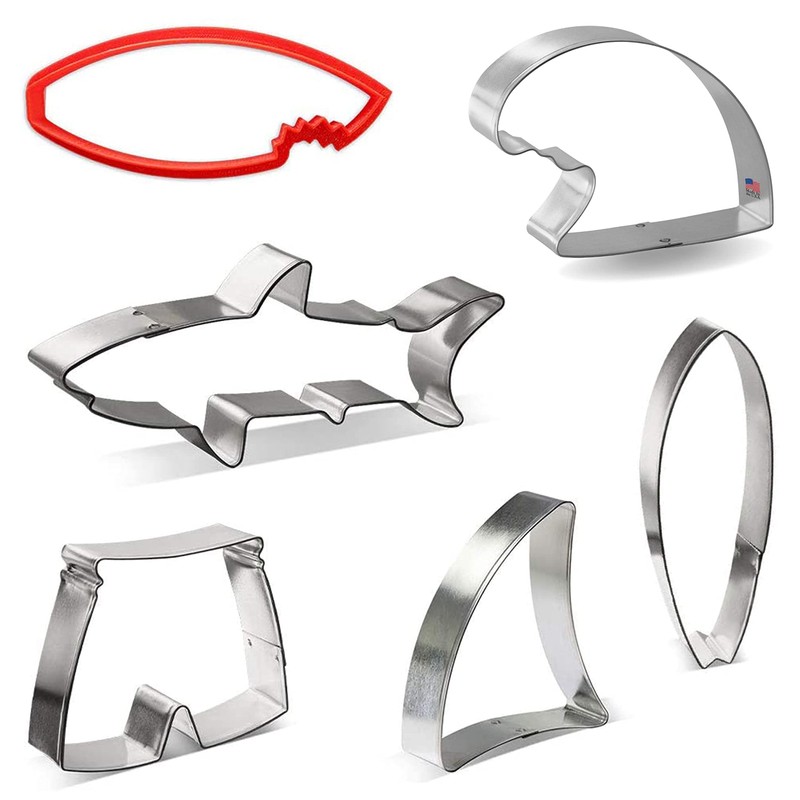 CookieCutterCom Surfs Up Cookie Cutter 6 Pc Set by CookieCutterCom