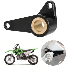 JFG RACING Dirt Bike Shift Shaft Bracket Shifter Support Holder for KLX110 KLX110L 2005-2024 DRZ 110 All Years Black