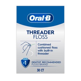 Oral-B Glide Pro-Health Dental Floss Threaders for Braces, 30 Count